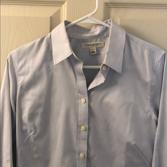 Banana Republic Button Down Light Blue Size 6 - Picture 4 of 4